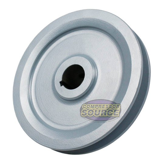 4.95" Single Groove Pulley fits A Section V-Belt 4L fits 7/8" Shaft AK51
