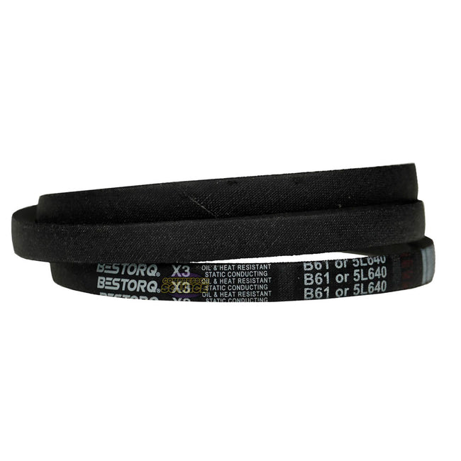 Rubber V-Belt Treated With Synthetic Rubber Wear and Tear Resistant B61