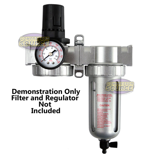 F800 Series Filter Regulator Oiler Wall Bracket For Compressed Air Systems