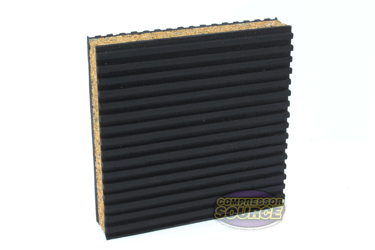 (8) Anti Vibration Isolation Pad Rubber Cork Dampener 4x4 7/8" Home Audio HVAC