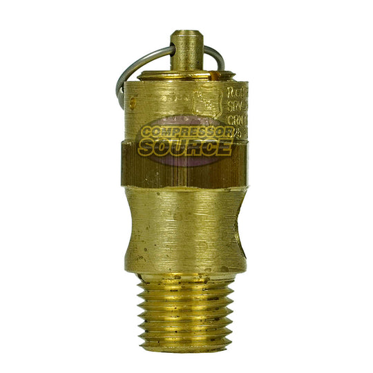 1/4" NPT 325 PSI Air Compressor Brass Safety Relief Pressure Valve Tank Pop Off