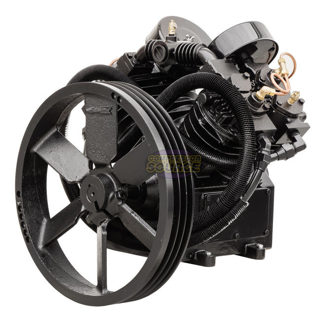 7.5 - 10 HP Two Stage 4-Cylinder 39 CFM Air Compressor Pump w/ Head Unloaders