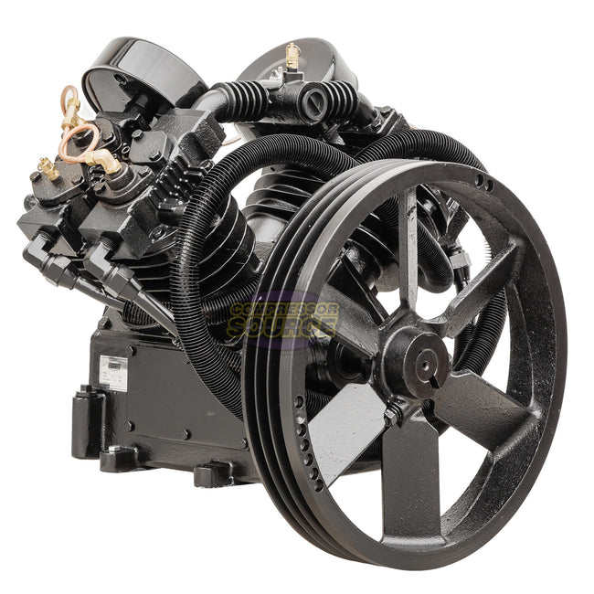 7.5 - 10 HP Two Stage 4-Cylinder 39 CFM Air Compressor Pump w/ Head Unloaders