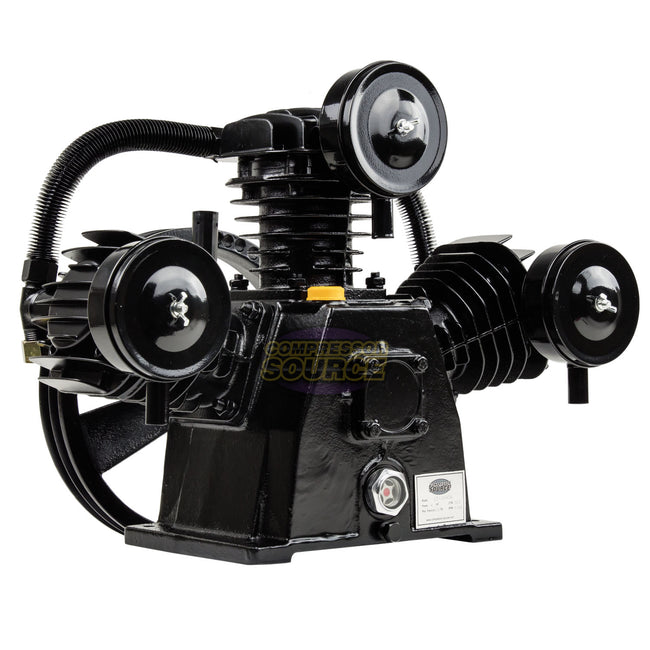 4 - 5 HP Single Stage 3-Cylinder 10 - 12 CFM Air Compressor Pump CS3065A