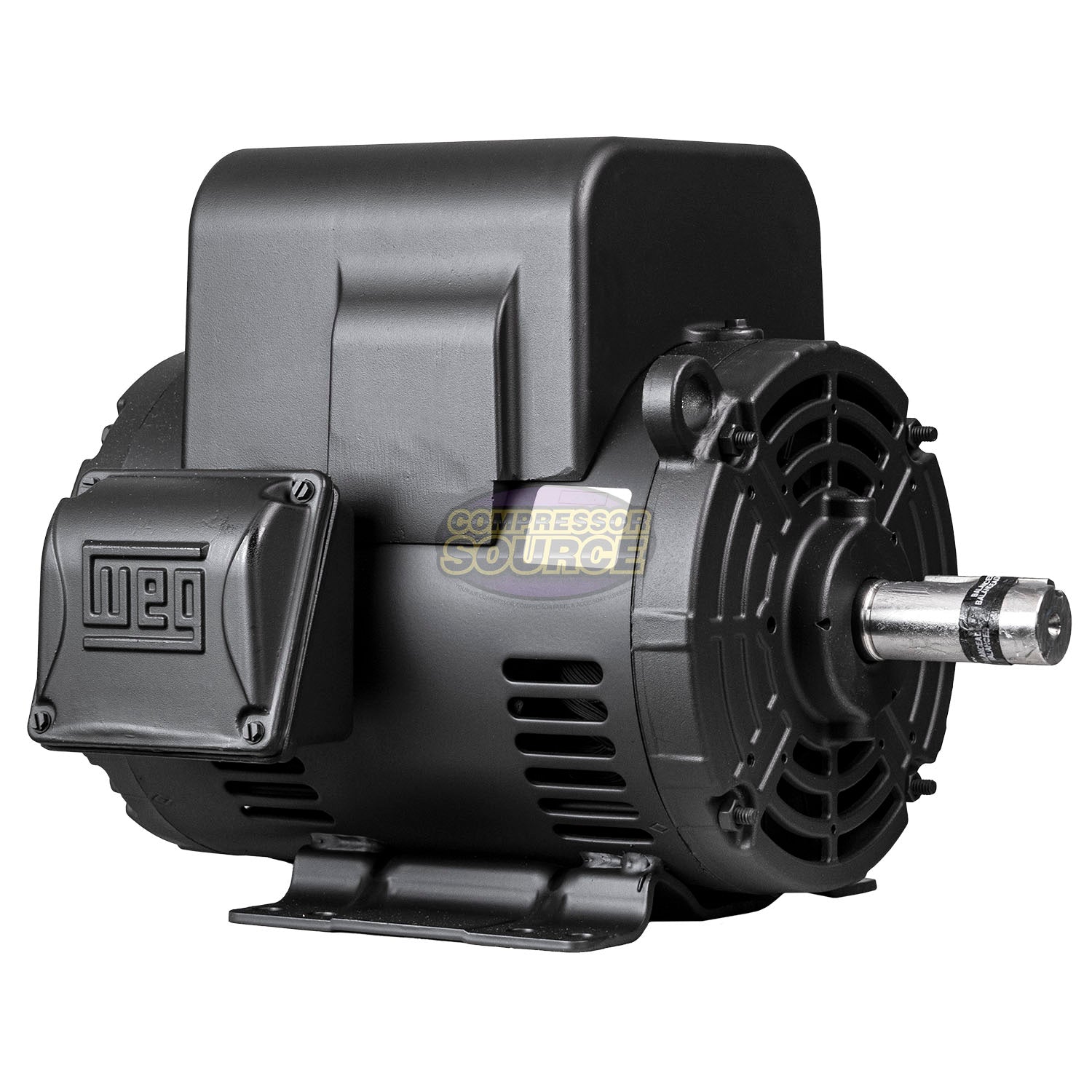 3 HP WEG Single-Phase Electric Motor 184T Frame