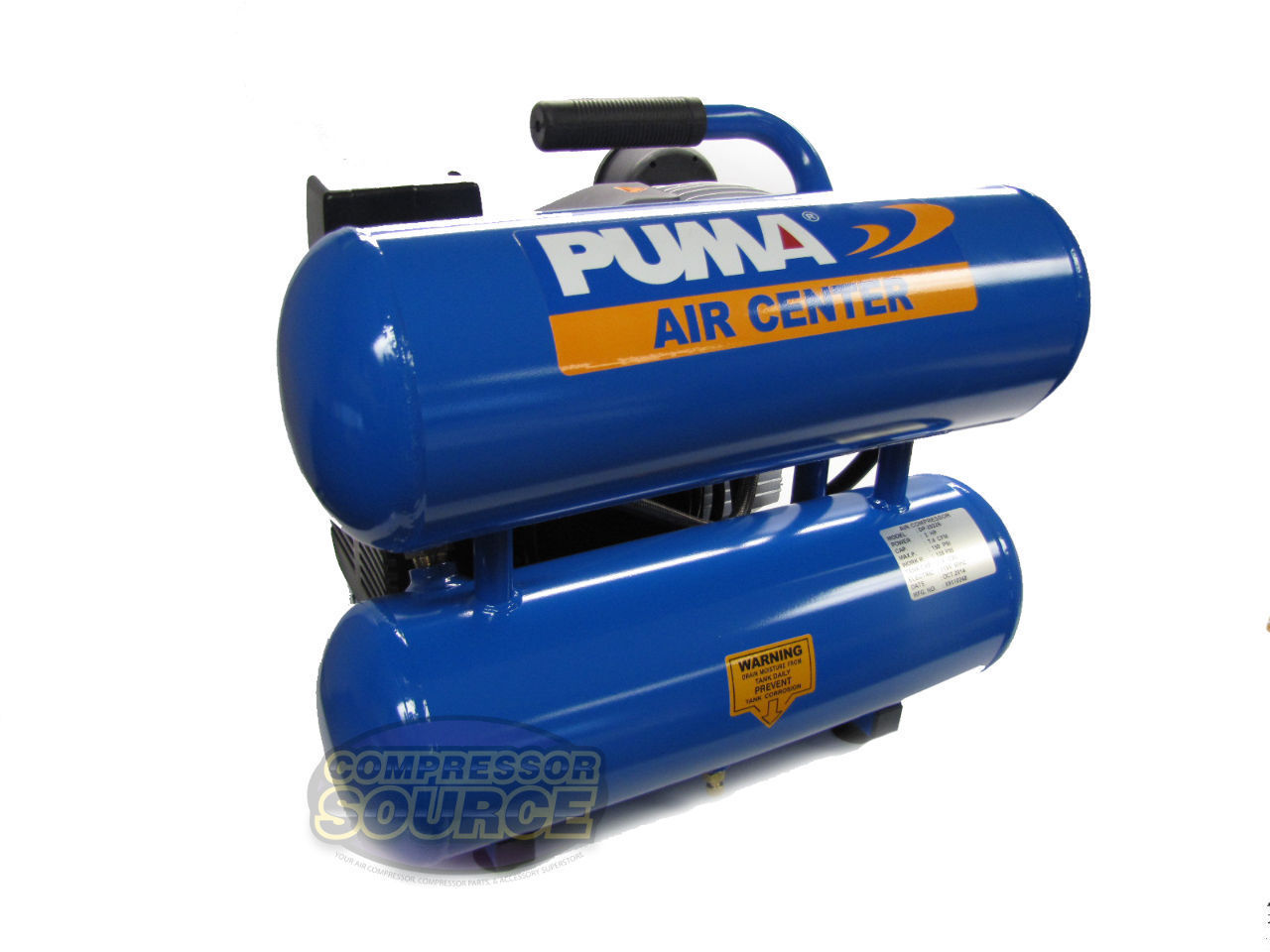 Puma 2 HP Contractor Series Twin Stack 4 Gallon Air Compressor DP-2022S