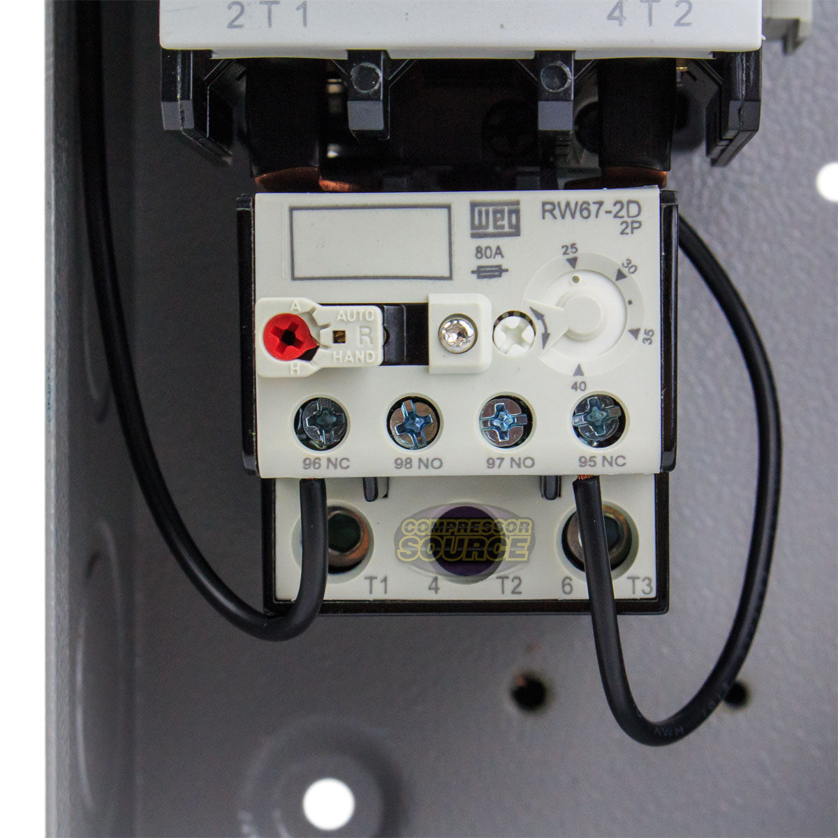 WEG 7.5 HP Single Phase Magnetic Starter Electric Motor Control NEMA –  compressor-source
