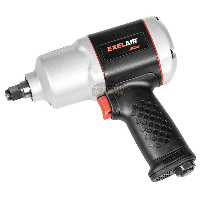 Exelair by Milton 50 Piece Composite Professional Air Tool Kit Case Included