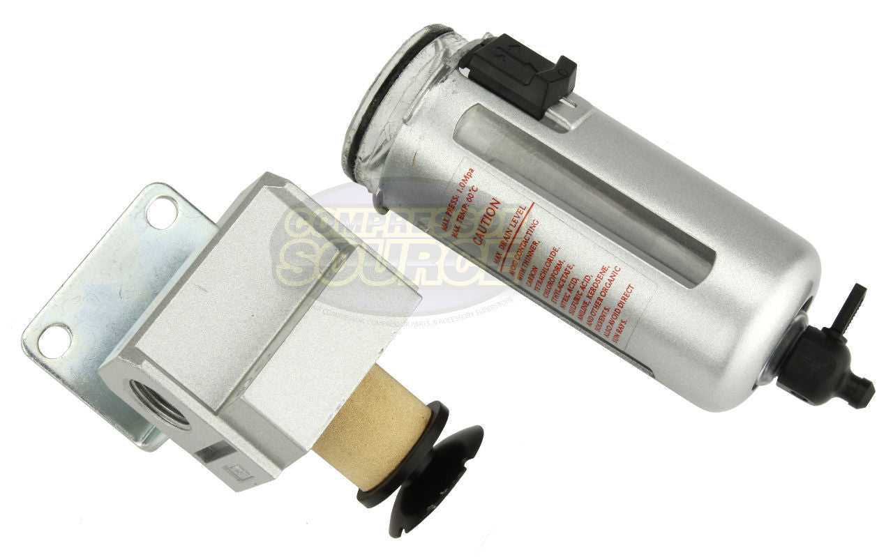 3/8" Compressed Air In Line Moisture / Water Filter Trap