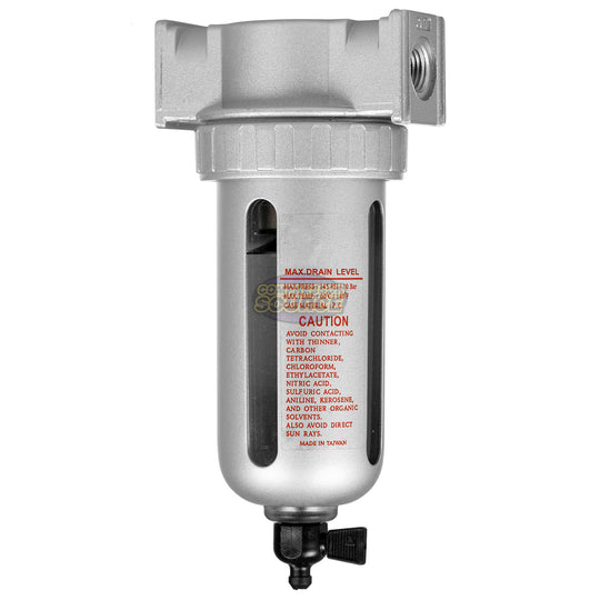 1/4" Compressed Air In Line Moisture & Water Filter Trap F802 Compressor