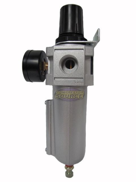 1/2" Air Compressor Regulator & Filter In Line Combo w/ Gauge Compressed Air FR724N