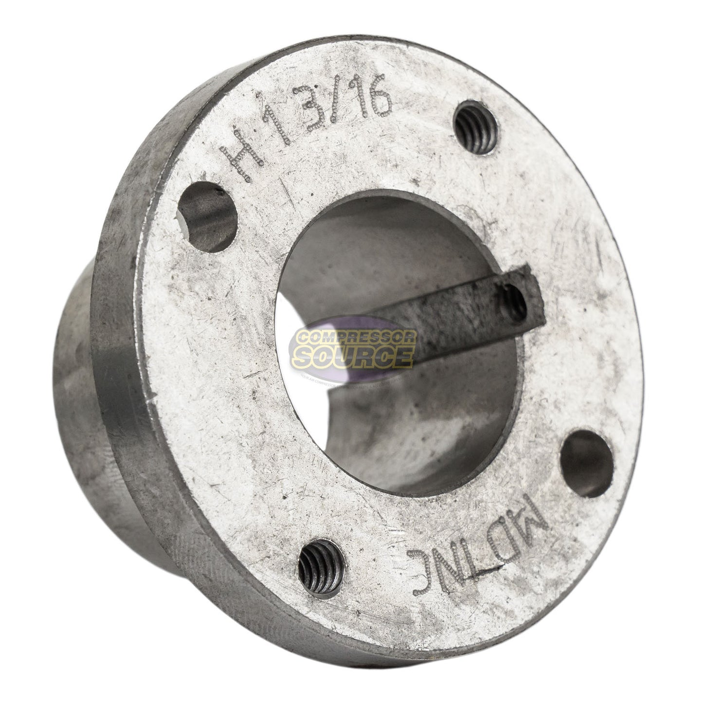 Cast Iron 4" Dual Groove Belt A Section 4L Pulley w/ 1-3/16" Sheave Bushing