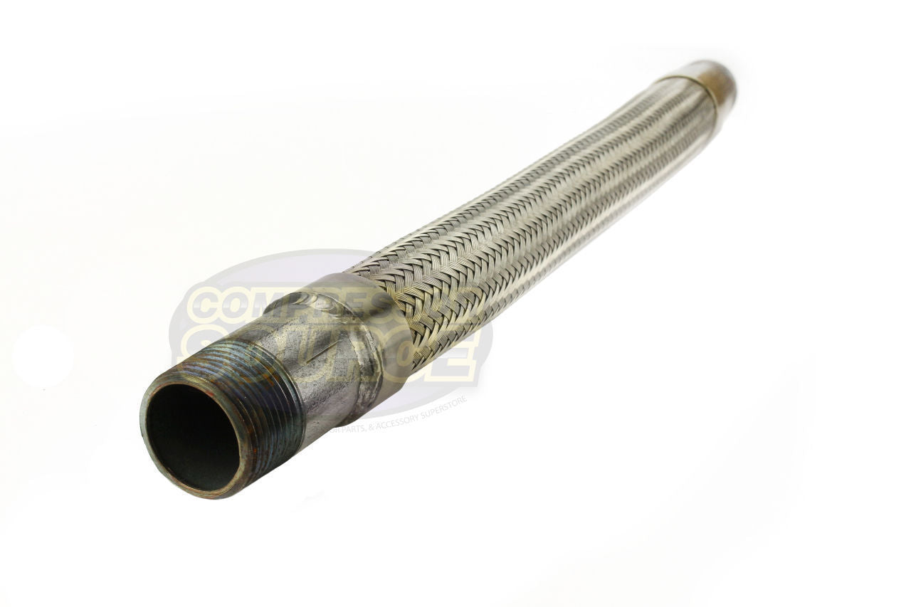 1" x 18" Stainless Steel Compressed Air Line Metal Flex Hose Tubing