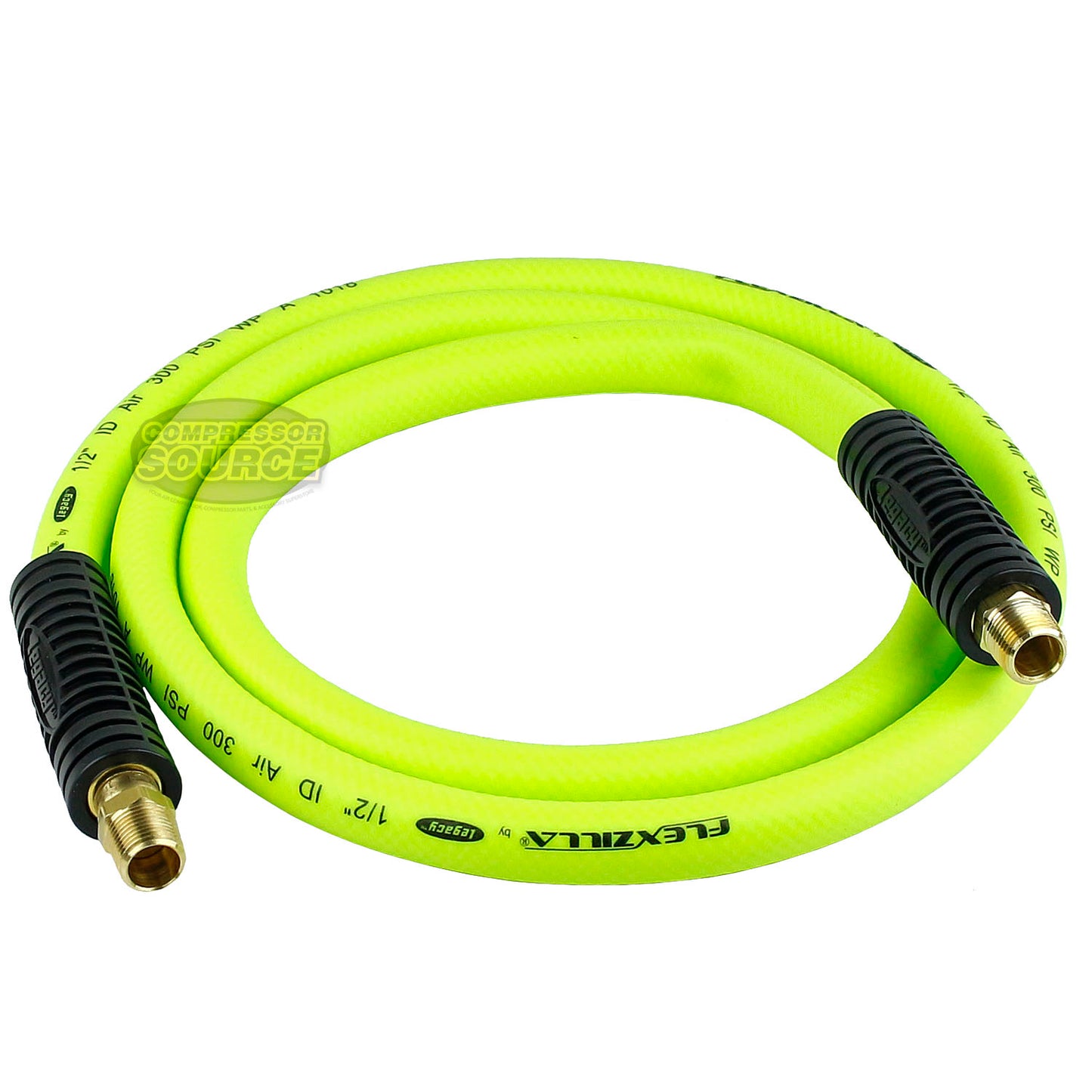 Flexzilla 1/2" x 6' FT Air Hose Whip With 3/8' MNPT Swivel HFZ1206YW3S