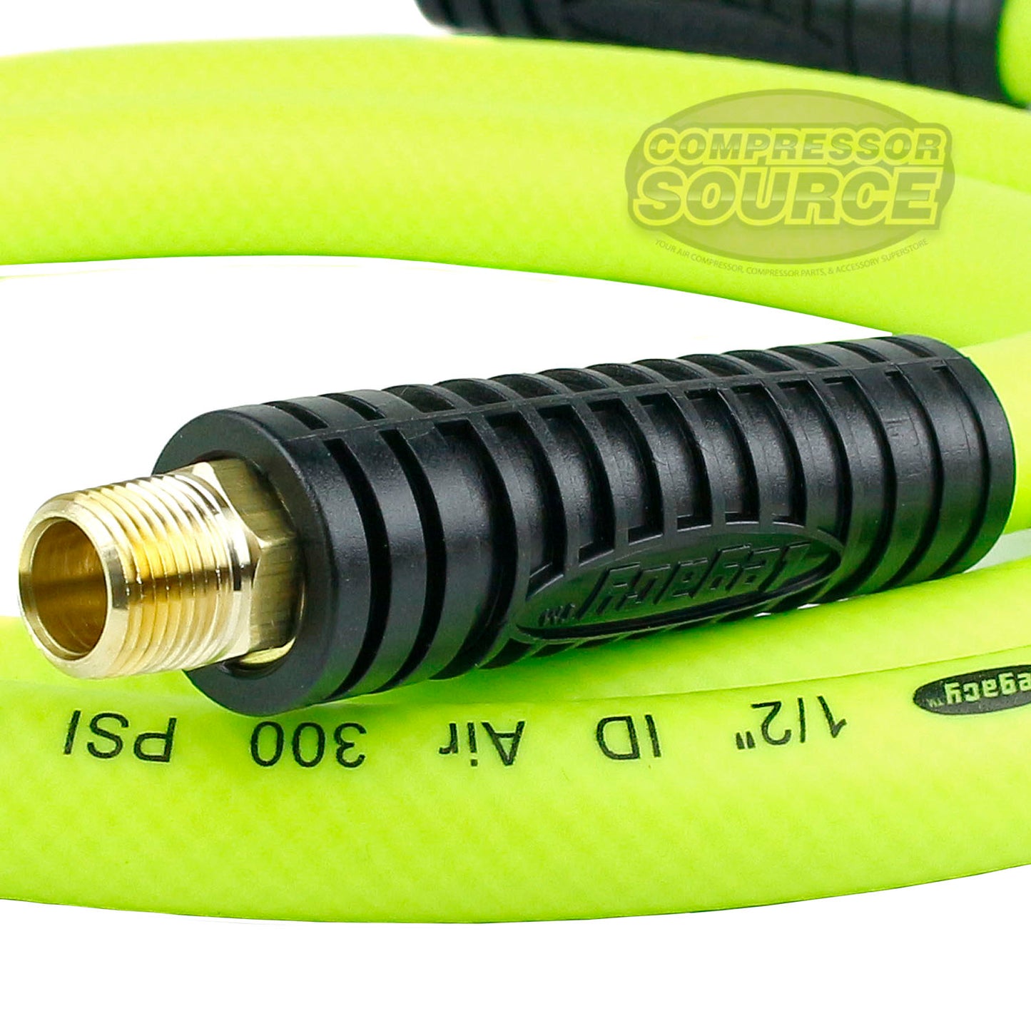 Flexzilla 1/2" x 6' FT Air Hose Whip With 3/8' MNPT Swivel HFZ1206YW3S