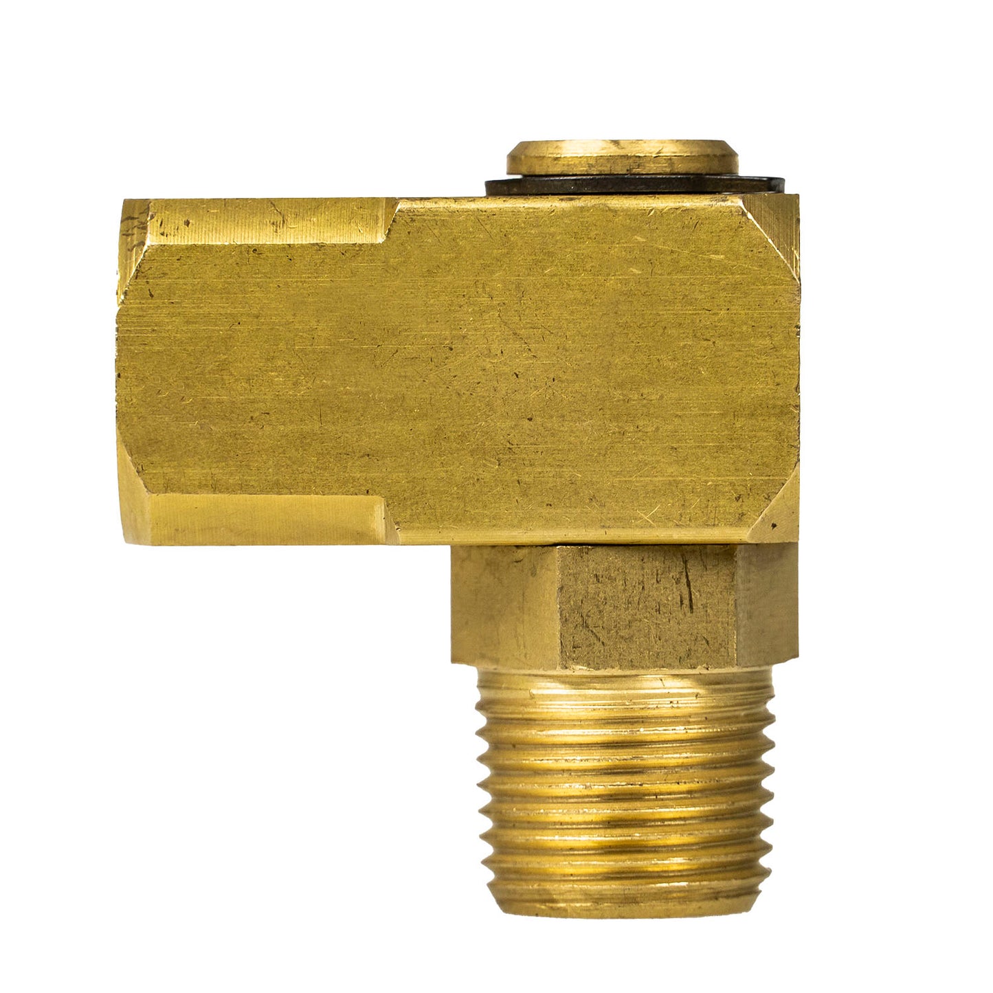 Universal Brass 3/8" NPT Swivel Fitting Compressed Air Flow Tool Hose Connection