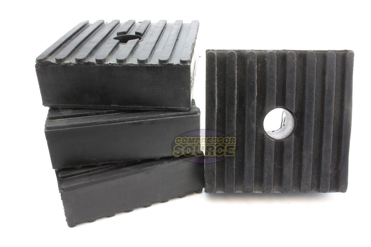 Set of 4 New Industrial Anti Vibration Pads 3" x 3" x 1" Thick