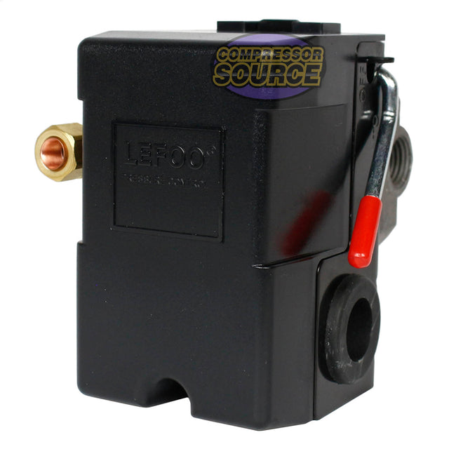 Heavy Duty 4port 26 Amp Air Compressor Pressure Switch Control Valve 140-175 PSI