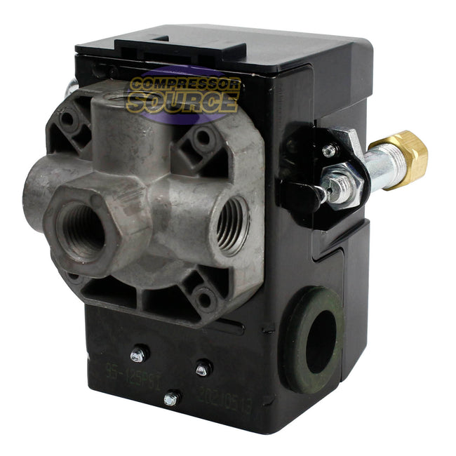 4 Port 26 Amp 95-125 PSI Heavy Duty Pressure Switch