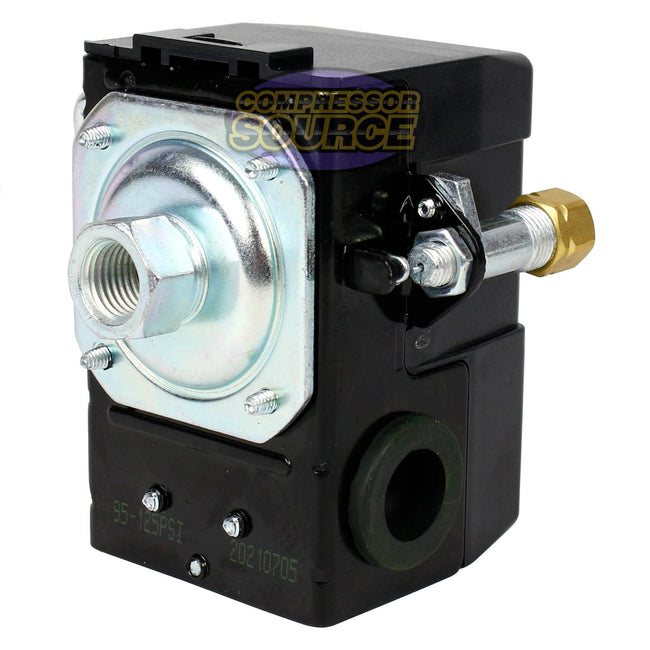 Single Port 26 Amp Heavy Duty 95-125 PSI Pressure Switch