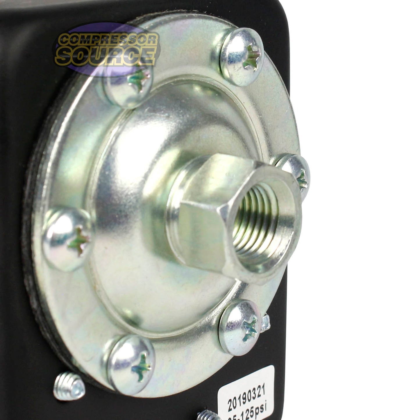 HD 22 Amp 105-135 PSI Air Compressor Pressure Switch Control All Metal Housing