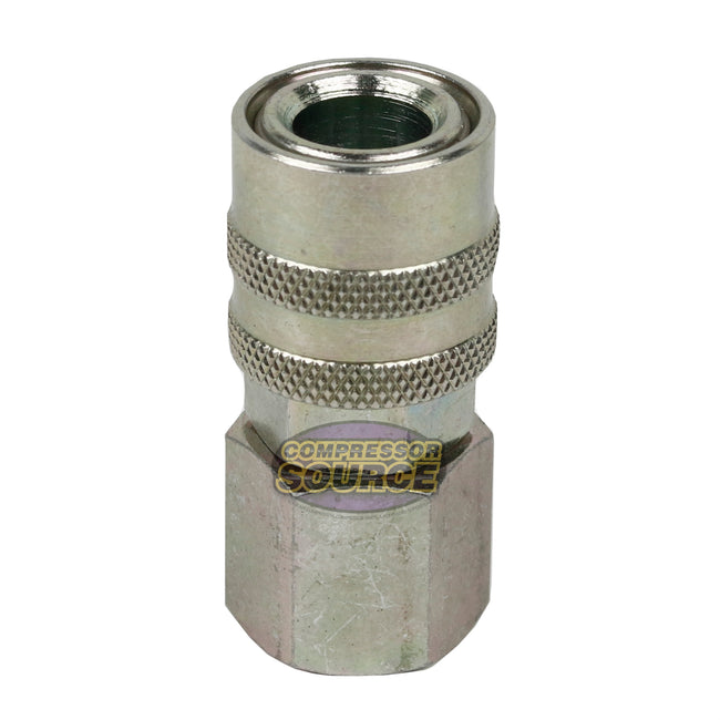 Industrial M Type 3/8" Female NPT Socket 1/4" Basic Flow Size Coupler Steel