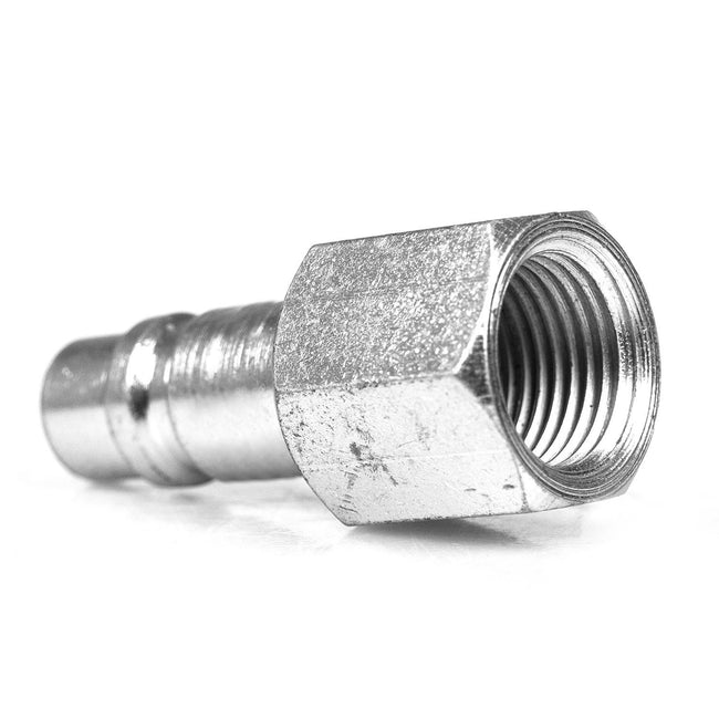 1/2" Female NPT x 1/2" Body Industrial Style Plug Steel Quick Release Milton G