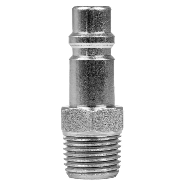 1/2" Male NPT x 1/2" Body Industrial Style Plug Steel Quick Release Milton G