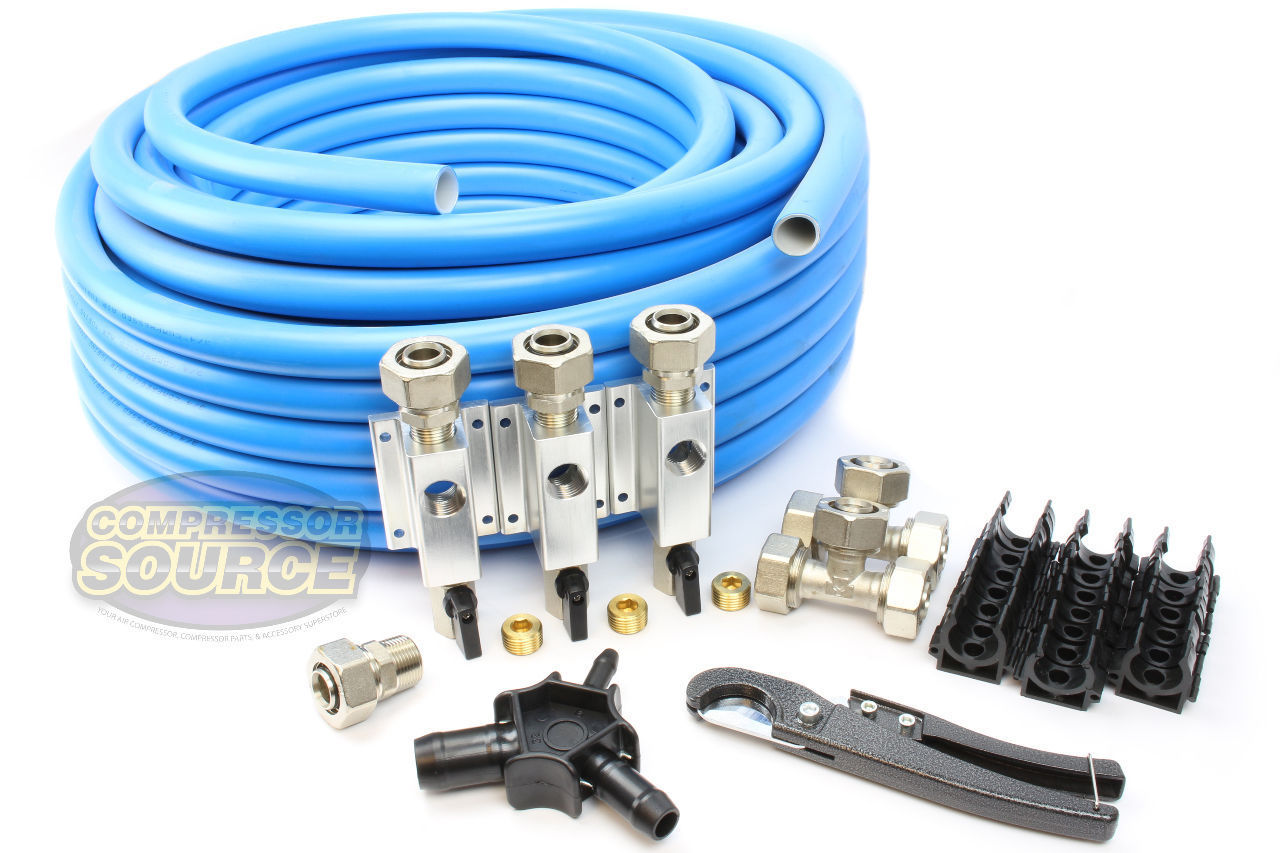 M7500 RapidAir MaxLine 3/4" Compressed Air Tubing Commercial / Shop Piping Kit