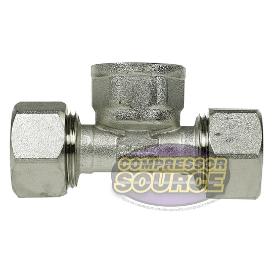 RapidAir Maxline 1/2" Piping Tee with 1/2" Female NPT Pipe Thread Inlet M8019