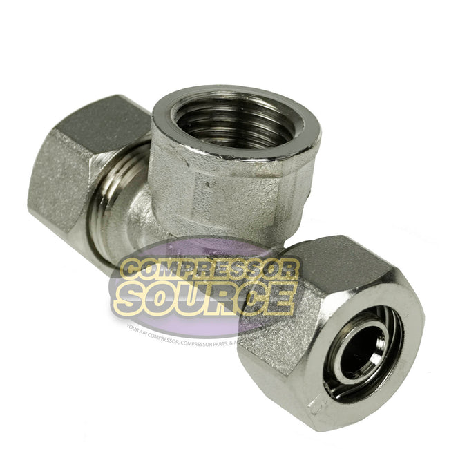 RapidAir Maxline 1/2" Piping Tee with 1/2" Female NPT Pipe Thread Inlet M8019