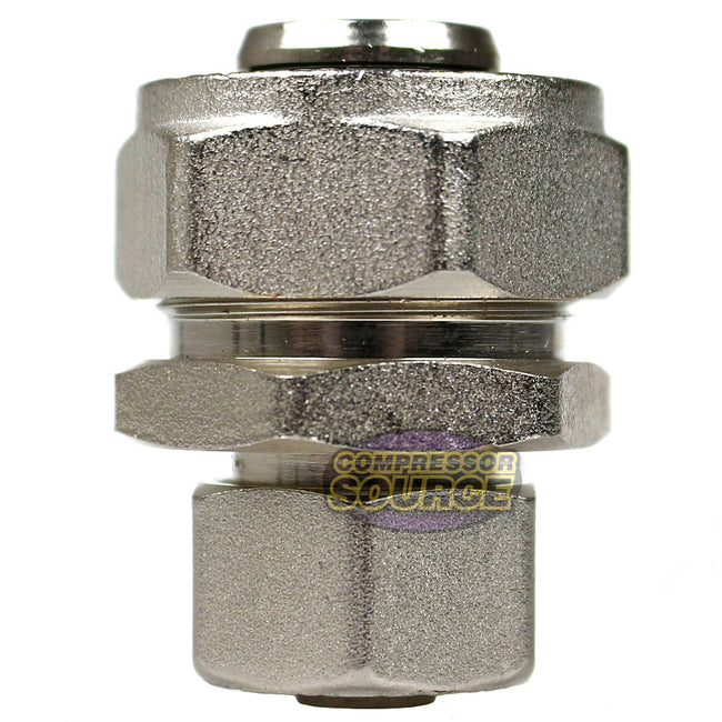 Maxline Reducing Union 3/4" to 1/2" Fitting 175 PSI Nickel Plated Brass M8024