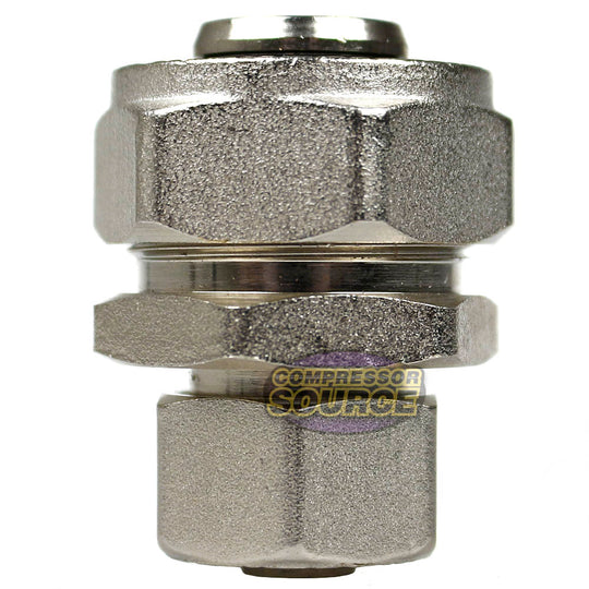 Maxline Reducing Union 3/4" to 1/2" Fitting 175 PSI Nickel Plated Brass M8024