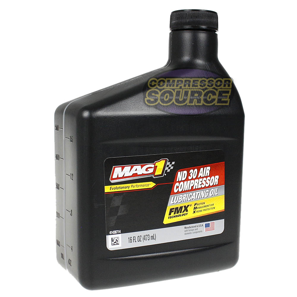 MAG1 Air Compressor Oil ISO-100 SAE-30W Non-Detergent 16 oz.