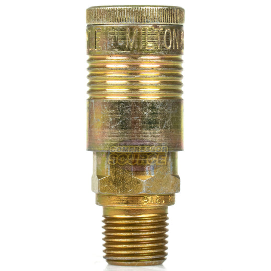 Milton 1816 G Style Coupler 1/2" Male NPT 1/2" Body Steel Quick Release Coupler