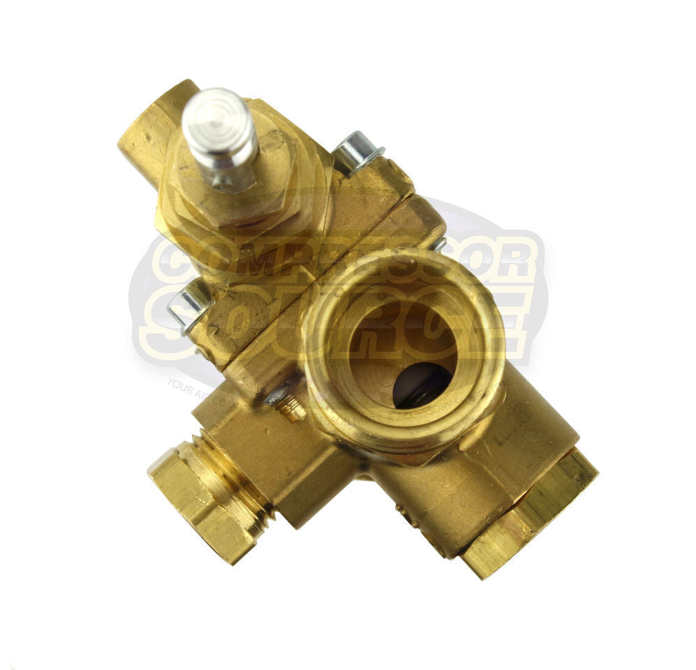 Gas Air Compressor Unloader Check Valve Combo 145 - 175 PSI 3/4" Inlet & Outlet