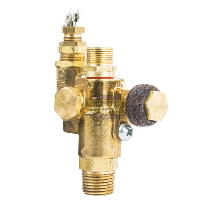 110-135 PSI Air Compressor Pilot Check Valve Unloader 1/2" Compression Inlet