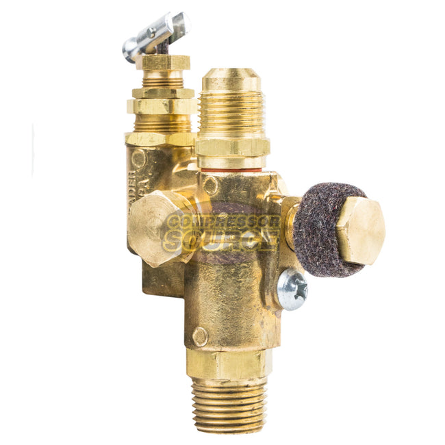 110-135 PSI Air Compressor Pilot Check Valve Unloader 1/2" Male Flare Fitting