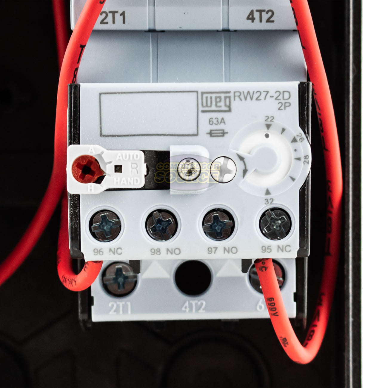 WEG 5 HP 1 Ph Magnetic Starter Electric Motor Control On/Off NEMA 4X 22-32 Amps