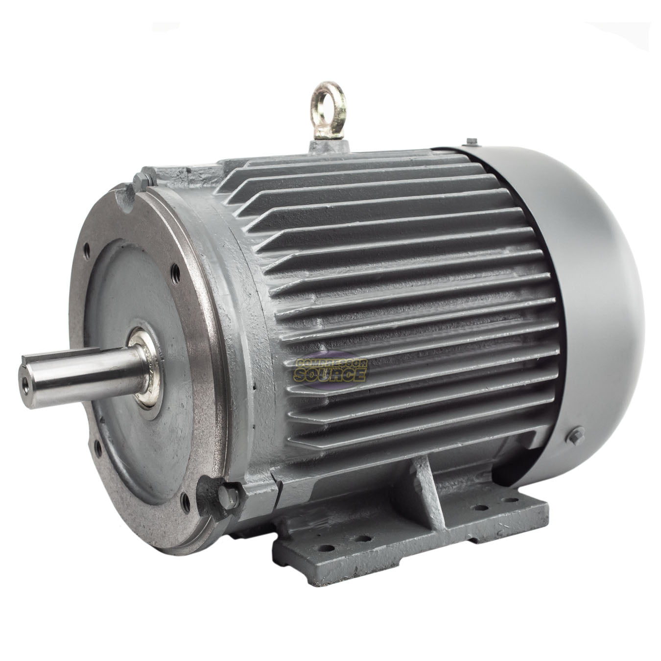 5 HP 3 Phase Electric Motor C-Face 3600 RPM 184TC TEFC 230/460 Volt Severe Duty