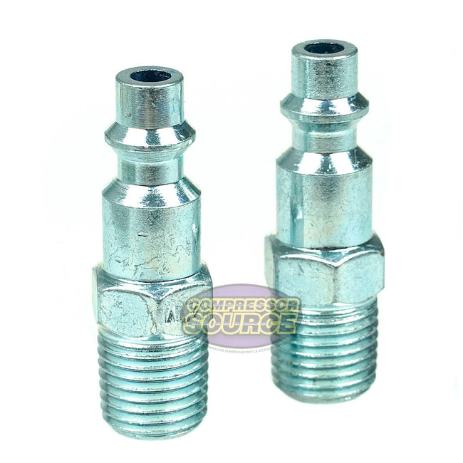 1/4" Industrial I/M Style Steel Plug with 1/4" Male NPT Thread Pair Rolair PIM-14-2C