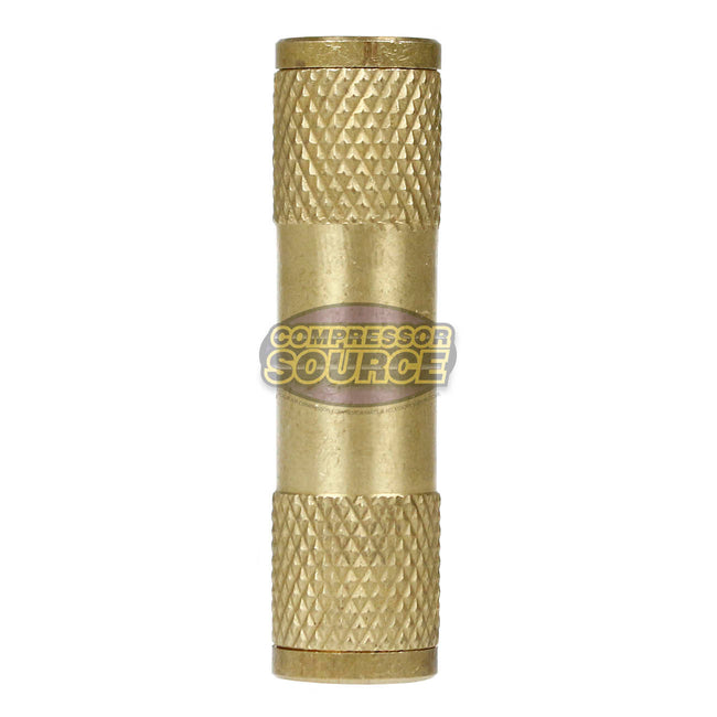 1/4" Brass Push Lock Union Connector Quick Push-In Connect and Disconnect PP62C