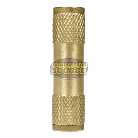 1/4" Brass Push Lock Union Connector Quick Push-In Connect and Disconnect PP62C