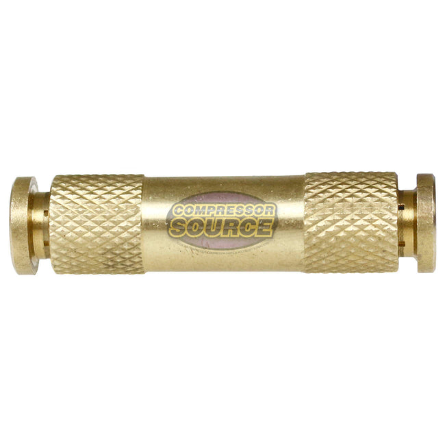 1/4" Brass Push Lock Union Connector Quick Push-In Connect and Disconnect PP62C