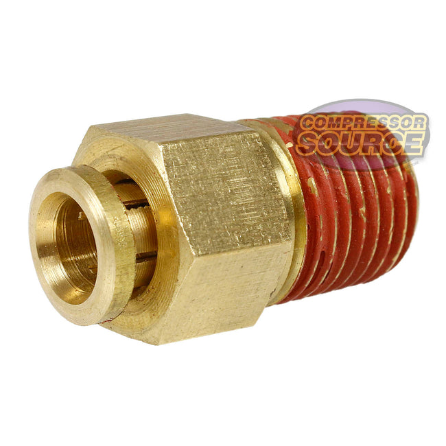 1/4" x 1/4" Male NPTF Push Lock Connector Quick Connect and Disconnect PP68CC
