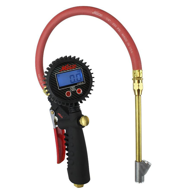 Milton S-577D Pro Digital Tire Inflator Gauge Straight Threaded Foot Chuck