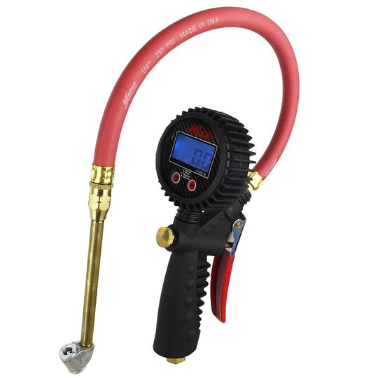 Milton S-576D Pro Digital Tire Inflator Gauge Classic Dual Headed Chuck 255 PSI