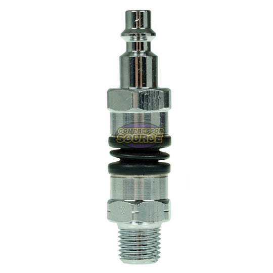 Milton 1/4" MNPT Variable Angle Swivel M-Style Anti-Kink Rotating Plug S-99681-4