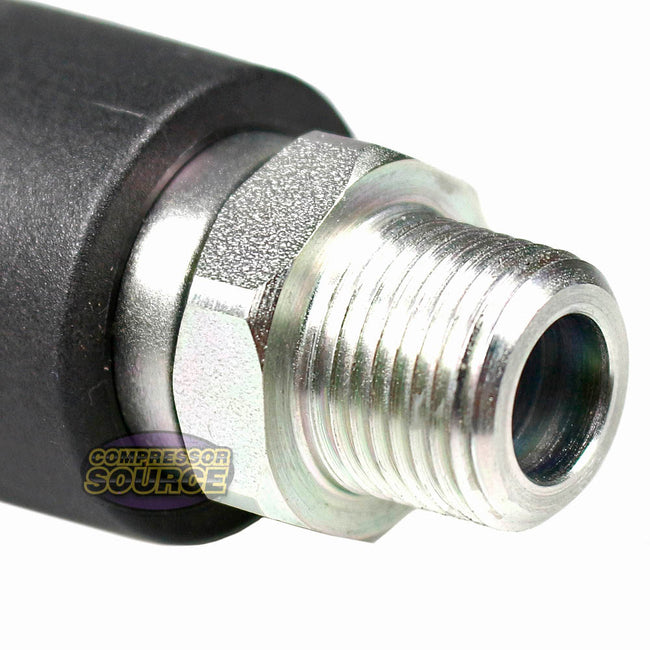 Prevost 3/8" MNPT Truflate Safety Coupling Male Coupler Push Button USI081252